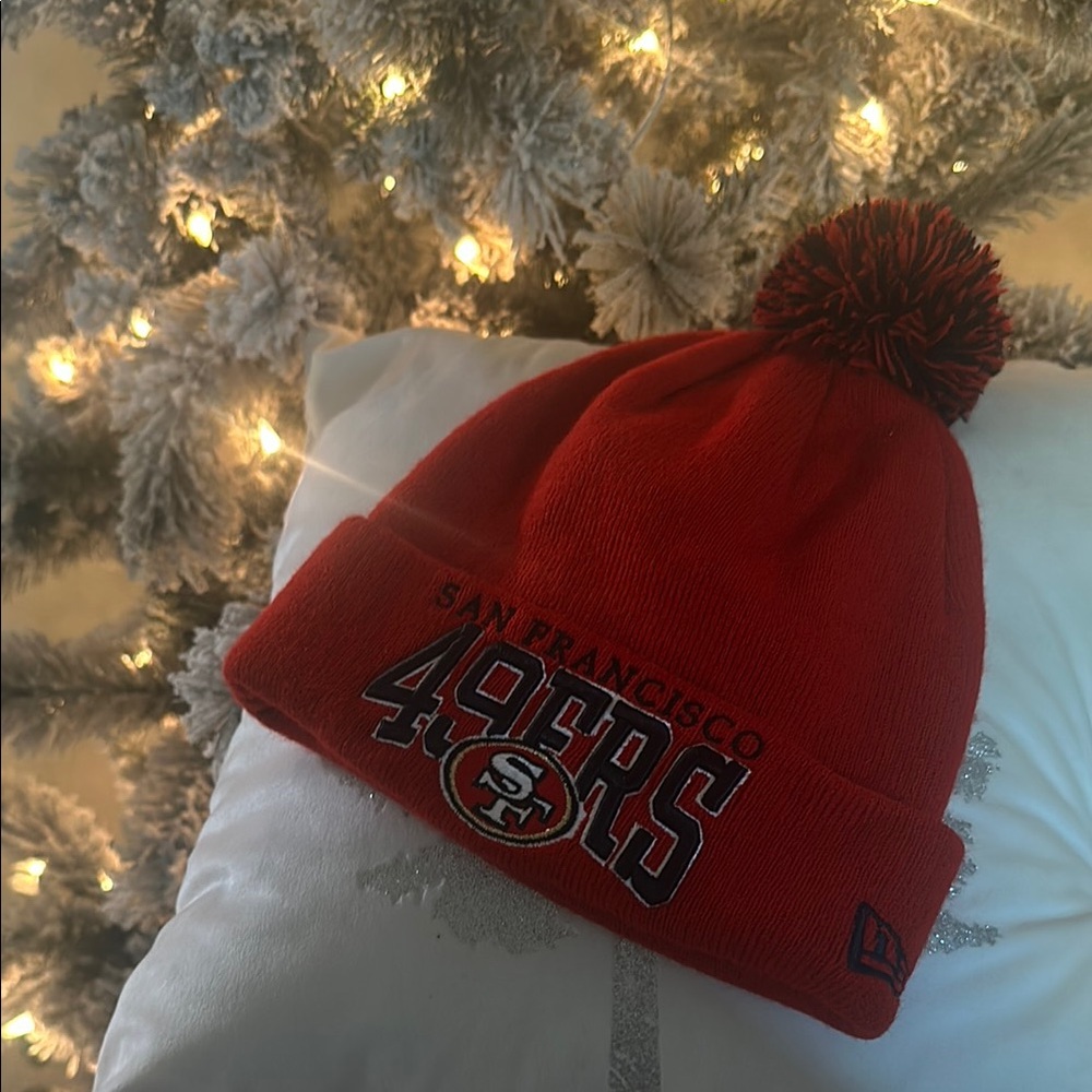 New Era Red San Francisco 49ers Beanie